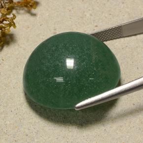 Aventurina verde natural de 50,64 ct, corte redondo, translúcido