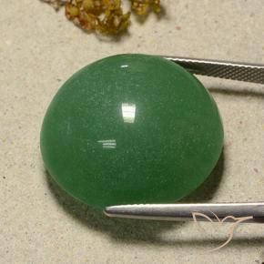 Aventurina verde natural de 47,08 ct, corte redondo, translúcido