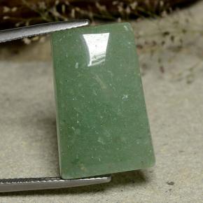Aventurina verde natural de 20,69 ct, forma elegante, translúcido