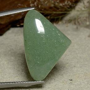 Venturina Verde natural de 18.66 ct, En forma de pera, Translúcido