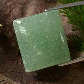 Venturina Verde natural de 23.41 ct, Corte Baguette, Translúcido