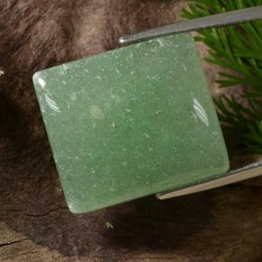 Venturina Verde natural de 23.41 ct, Corte Baguette, Translúcido