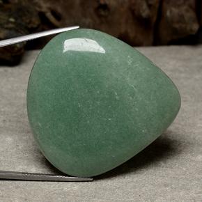 Aventurina verde natural de 104,24 ct, en forma de pera, translúcido