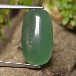 Aventurina verde natural de 8,04 ct, corte cojín, translúcido