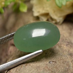 Venturina Verde natural de 4.62 ct, Corte Óvalo, Translúcido
