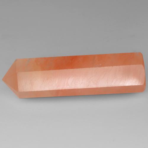 Aventurina naranja natural de 25,00 ct, forma elegante, translúcido