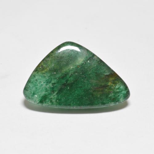 Aventurina verde natural de 5,54 ct, forma elegante, translúcido