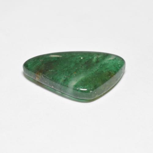 Aventurina verde natural de 5,54 ct, forma elegante, translúcido