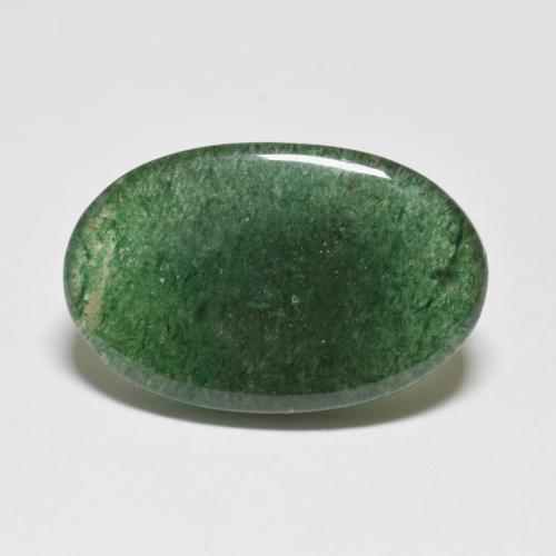 Aventurina verde natural de 8,20 ct, corte óvalo, translúcido