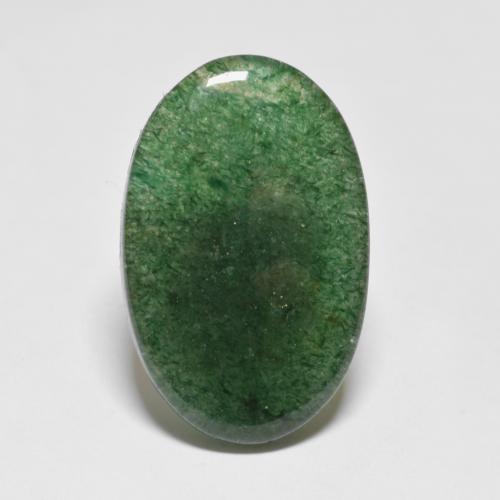 Aventurina verde natural de 8,20 ct, corte óvalo, translúcido