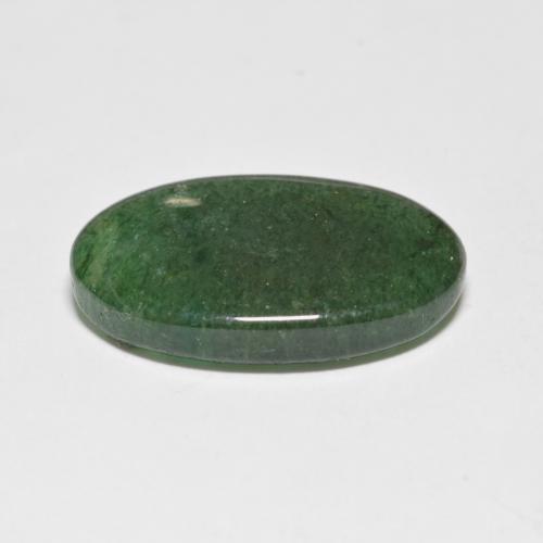 Aventurina verde natural de 8,20 ct, corte óvalo, translúcido