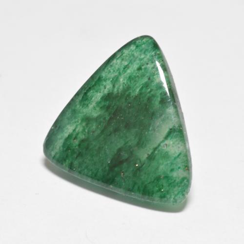 Aventurina verde natural de 7,16 ct, trillón, translúcido