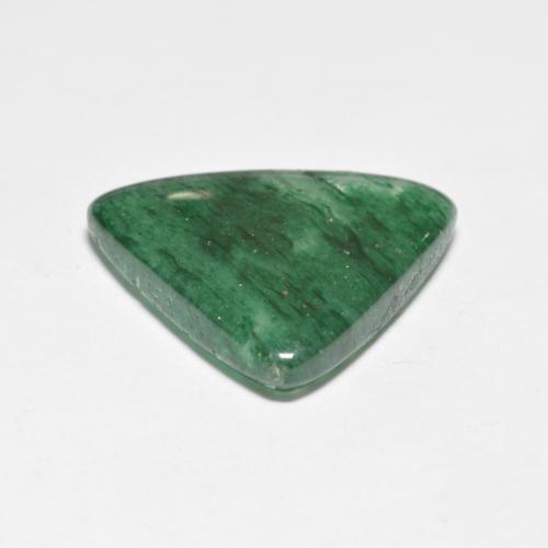 Aventurina verde natural de 7,16 ct, trillón, translúcido