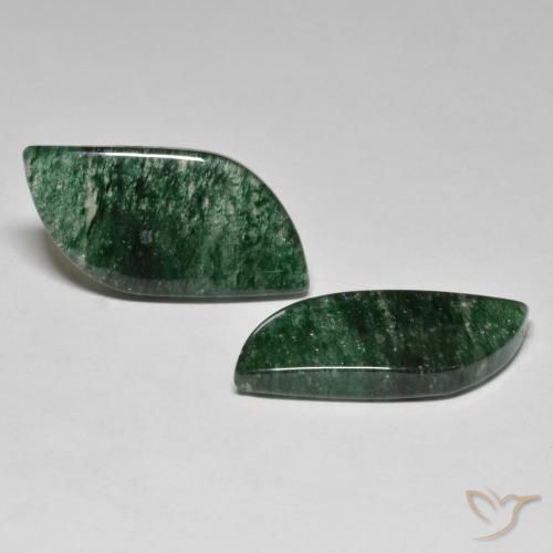 Gemas de Venturina Verde bosque natural de 23.52 ct, Elegante, Translúcido