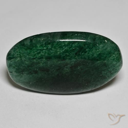 34.59ct Natural Verde Venturina, Ovalada, Translúcido