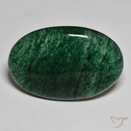 29.26ct Natural Verde Venturina, Ovalada, Translúcido