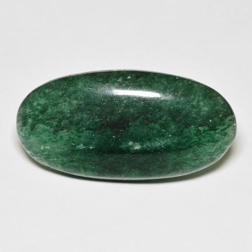 Aventurina verde natural de 14,45 ct, corte óvalo, translúcido