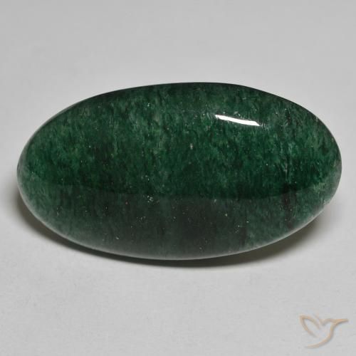 24.63ct Natural Verde Venturina, Ovalada, Translúcido