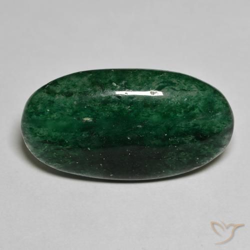 13.61ct Natural Verde bosque frío Venturina, Ovalada, Translúcido