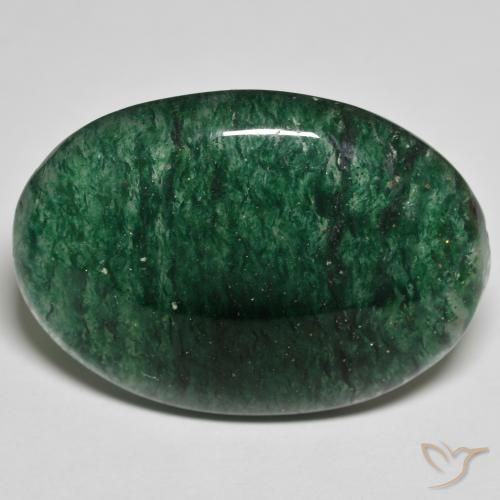 27.84ct Natural Verde Venturina, Ovalada, Translúcido
