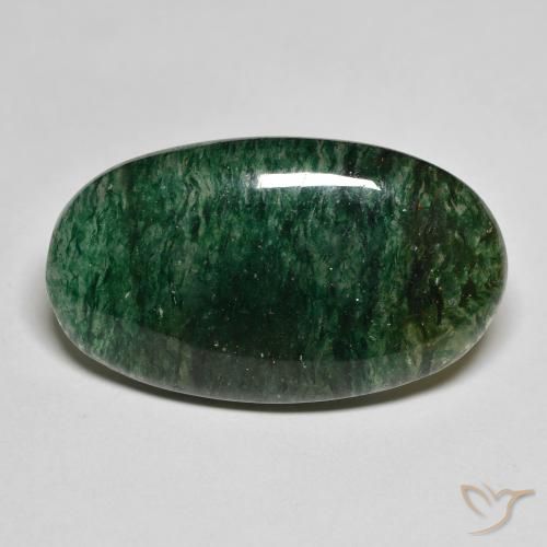 20.09ct Natural Verde bosque frío Venturina, Ovalada, Translúcido