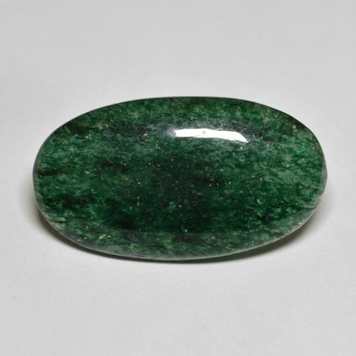 14.55ct Natural Verde bosque frío Venturina, Ovalada, Translúcido