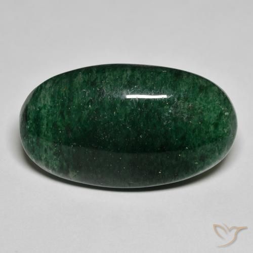 20.96ct Natural Verde bosque Venturina, Ovalada, Translúcido