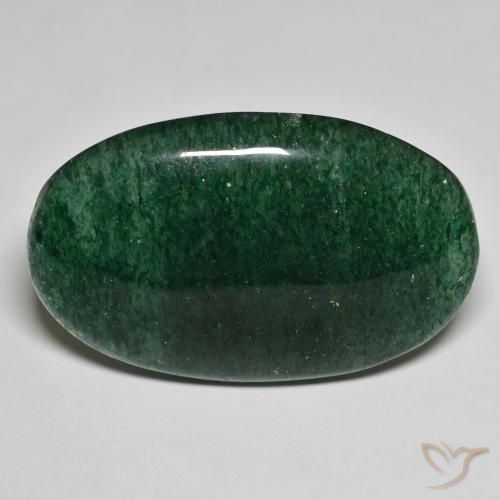 29.36ct Natural Verde bosque Venturina, Ovalada, Translúcido
