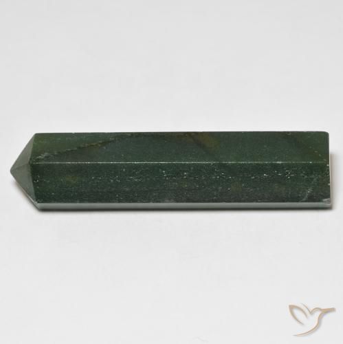 Venturina Verde oscuro natural de 34.97 ct, Elegante, Opaco