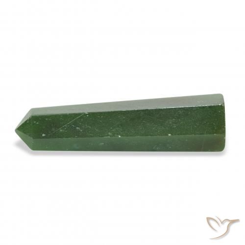 Venturina Verde oscuro natural de 25.24 ct, Elegante, Opaco