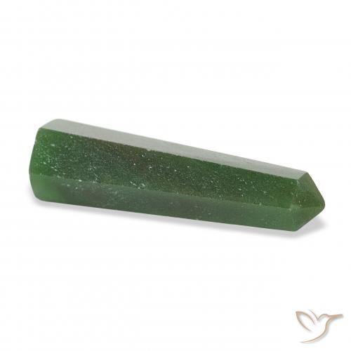 Venturina Verde oscuro natural de 25.24 ct, Elegante, Opaco