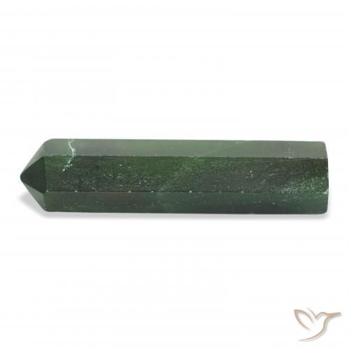 Venturina Verde bosque natural de 33.71 ct, Elegante, Opaco