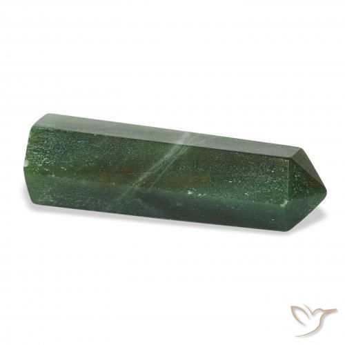 Venturina Verde terroso natural de 40.86 ct, Elegante, Opaco