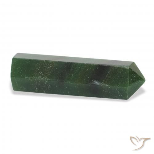 Venturina Verde terroso natural de 34.61 ct, Elegante, Opaco