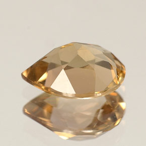 Axinita marrón natural de 1,15 ct, en forma de pera, VS-SI