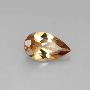 Axinita marrón natural de 1,79 ct, en forma de pera, VS-SI