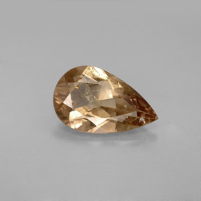 Axinita marrón natural de 2,28 ct, en forma de pera, VS-SI
