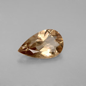 Axinita marrón natural de 2,28 ct, en forma de pera, VS-SI