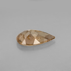 Axinita marrón natural de 2,28 ct, en forma de pera, VS-SI