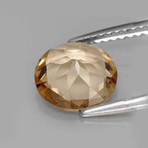 Axinita Marrón dorado natural de 1.83 ct, Corte Redondo, VS