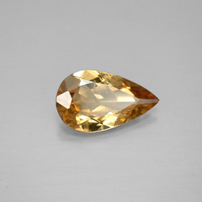 Axinita Marrón dorado natural de 1.59 ct, En forma de pera, VS