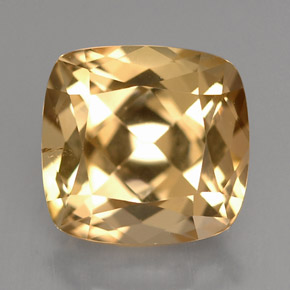 Axinita Marrón dorado natural de 3.85 ct, Corte Cojín, VVS
