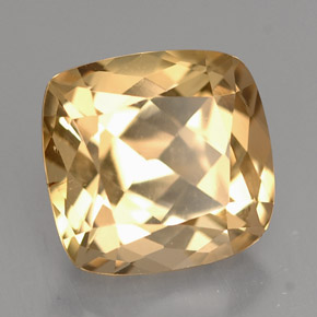 Axinita Marrón dorado natural de 3.85 ct, Corte Cojín, VVS
