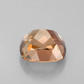 Axinita marrón natural de 3,66 ct, corte cojín, VVS