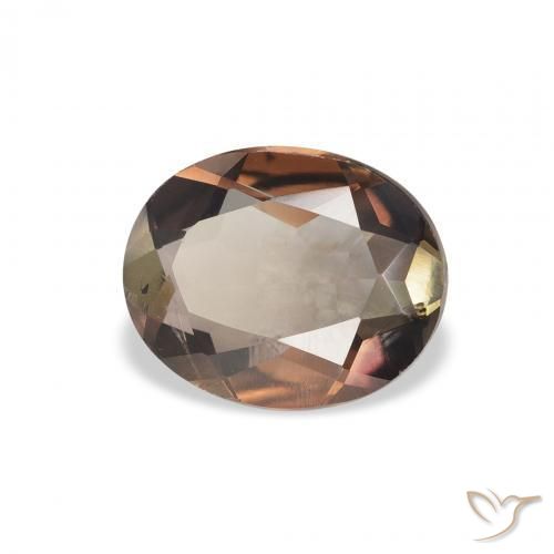 Axinita Marrón oscuro natural de 1.68 ct, Ovalada, SI