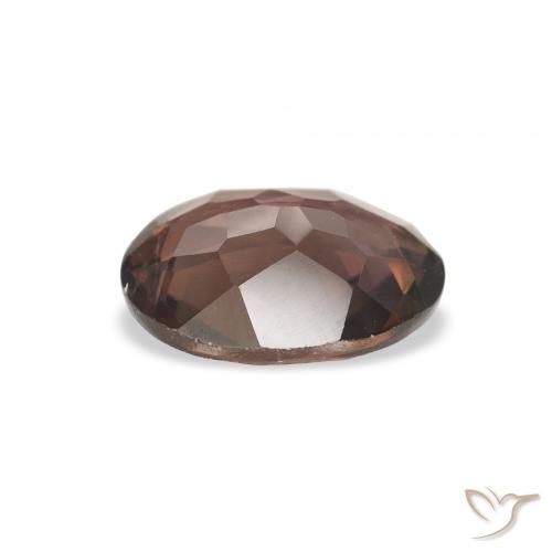 Axinita Marrón oscuro natural de 1.68 ct, Ovalada, SI