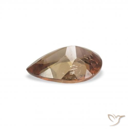 Axinita Marrón oscuro natural de 1.05 ct, En forma de pera, SI