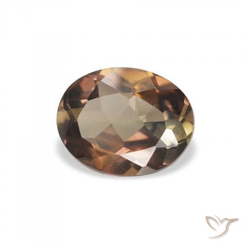 Axinita Marrón oscuro natural de 1.26 ct, Ovalada, SI