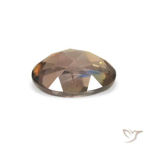 Axinita Marrón oscuro natural de 1.23 ct, Ovalada, SI