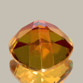 Topacio azotic multicolor natural de 11,78 ct, trillón, VVS-VS